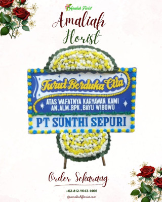Papan Bunga Duka di Rengat