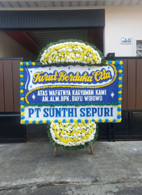 Papan Bunga Duka di Rengat