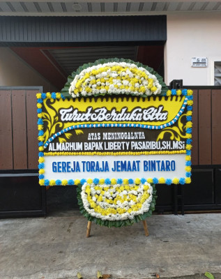 Papan Bunga Duka di Rengat
