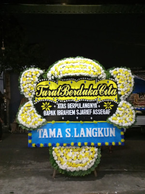 Papan Bunga Duka di Rengat