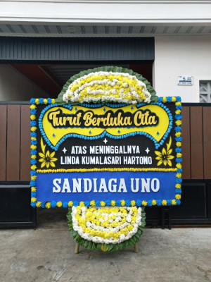 Papan Bunga Duka di Rengat